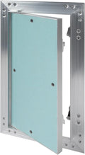 6" x 12" Inch Aluminum Drywall Access Panel - Service Shaft Door - Plumbing, Electricity, Heating, Alarm Wall Inspection hatch for Drywall - Bathroom Service Access Hole Cover