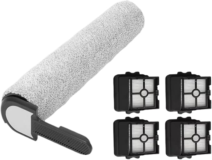 Wet Dry Vacuum Cleaner Roller Brush HEPA Filter Replacement Kit Compatible by Unknown
