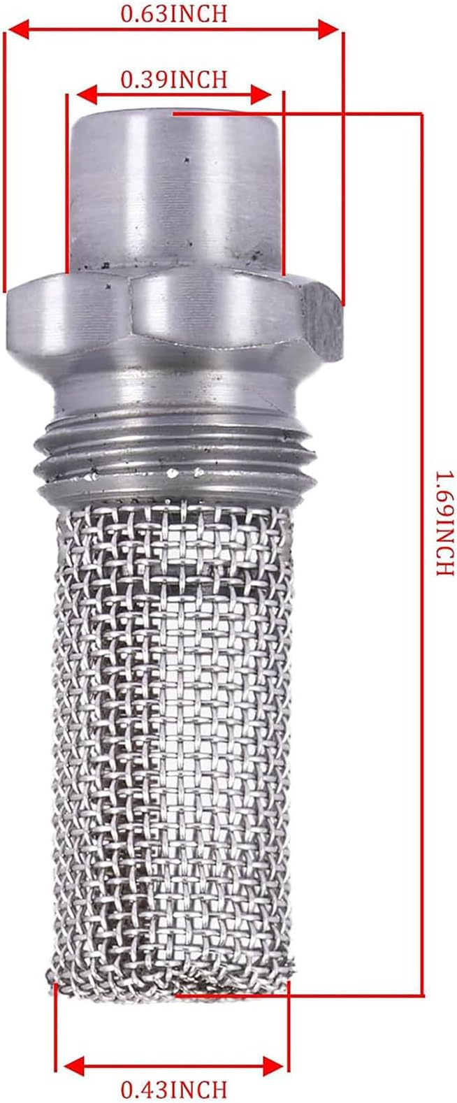 Compatible with 4229-140-6905 Stub Spark Arrestor with 4229 120 1800 Air Filter - Image 3