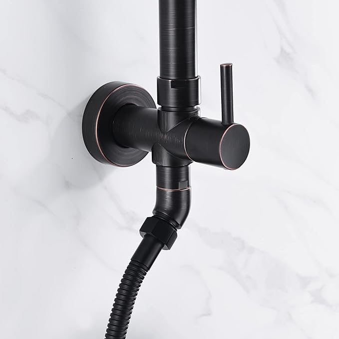 sumerain Oil Rubbed Bronze Shower System for Retrofit&Remodel with 9 Inch Rain Shower Head