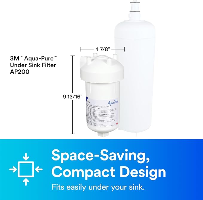 3M Aqua-Pure Under Sink Water Filter System AP200, Full Flow 1.75 Gallons per - Image 6