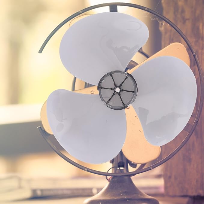 Happyyami 12 Inch Plastic Fan Blade 3 Leaves Fan Blade Replacement Electric Fan - Image 7