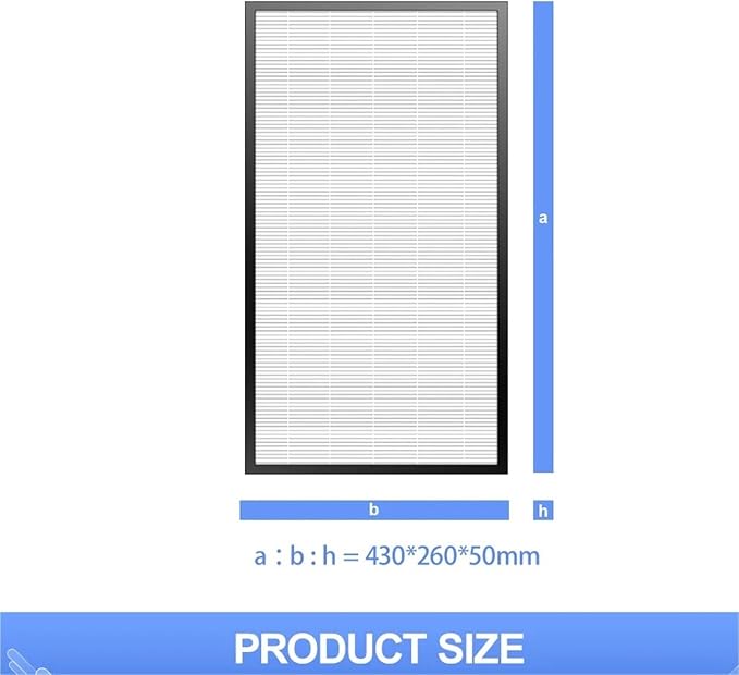 Replacement For H13 Filter ZXGP70C, Compatible For Panasonic, F-VXG70C-N - Image 2