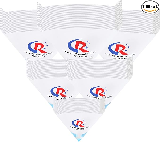 1000 Pack of Paint Strainers, Paint Filter Strainer Paper Cone by CRCHRWLIN