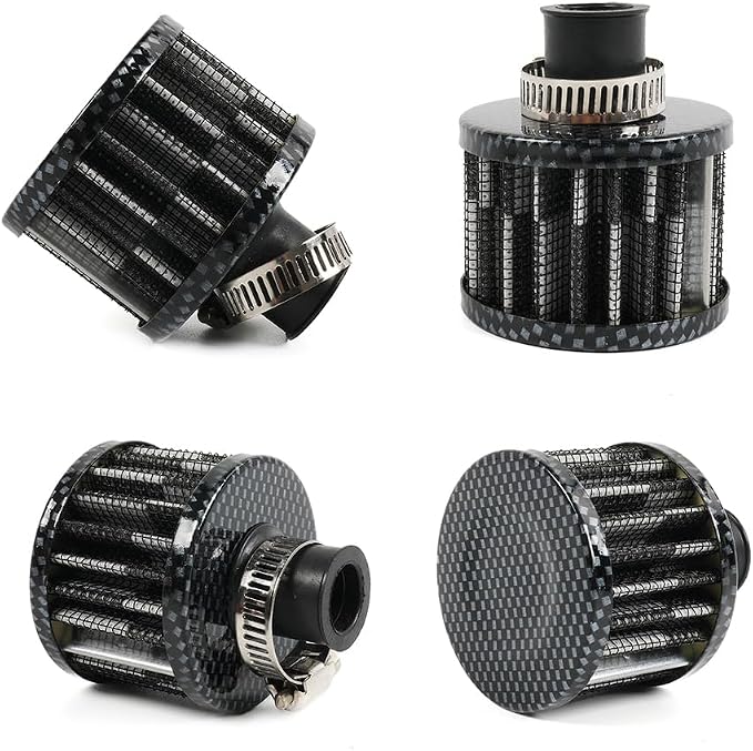 MUGE RACING 2Pcs Air Filter Cold Air Intake Filter Breather 12mm Valve Cover - Image 5