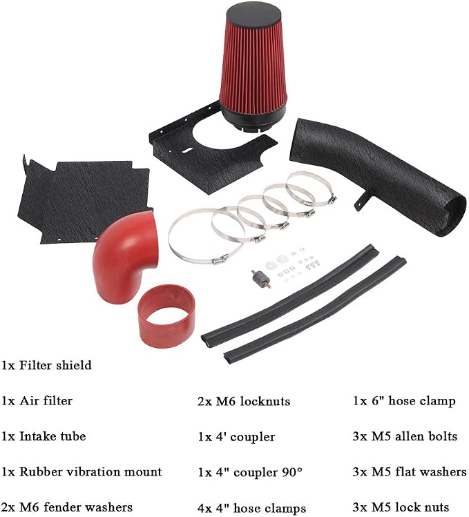 4" inches Performance Cold Air Intake Kit - Image 3