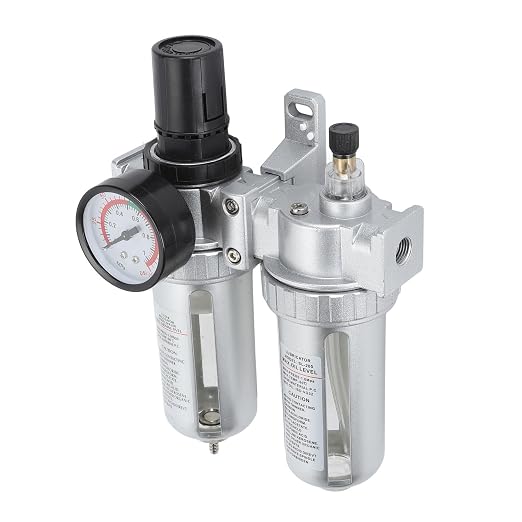 Air Filter Pressure Regulator 1/4 Inch, Compressed Air Line Filter - Image 6