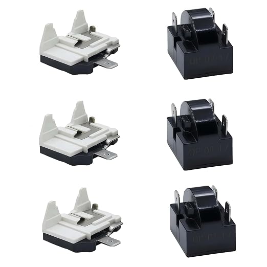 QP2-4R7 4.7 Ohm 3-Pin PTC Starter Relay Kit, 3 Sets | PTC start relay and by Unknown
