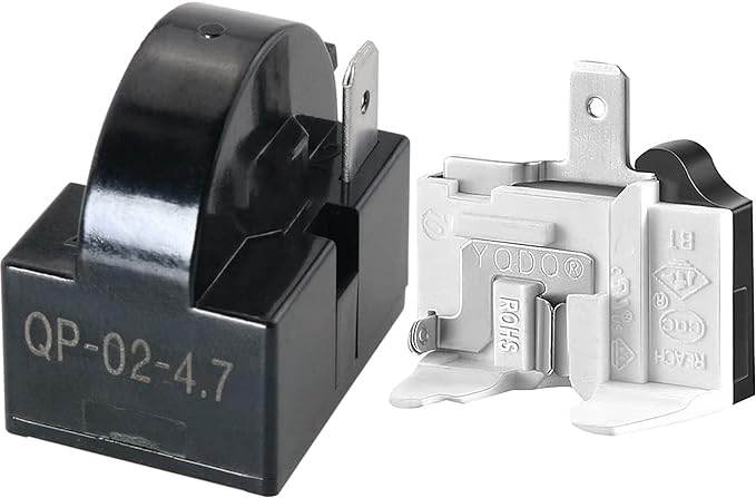 Refrigerator Starter Relay and Overload Protector Kit by JJHXSM