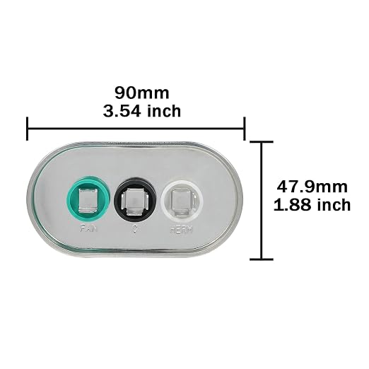 VEXUNGA 55/5 uF 55+5 MFD 370V 440V 450V Oval Dual Run Start AC Capacitor 55 5 - Image 3