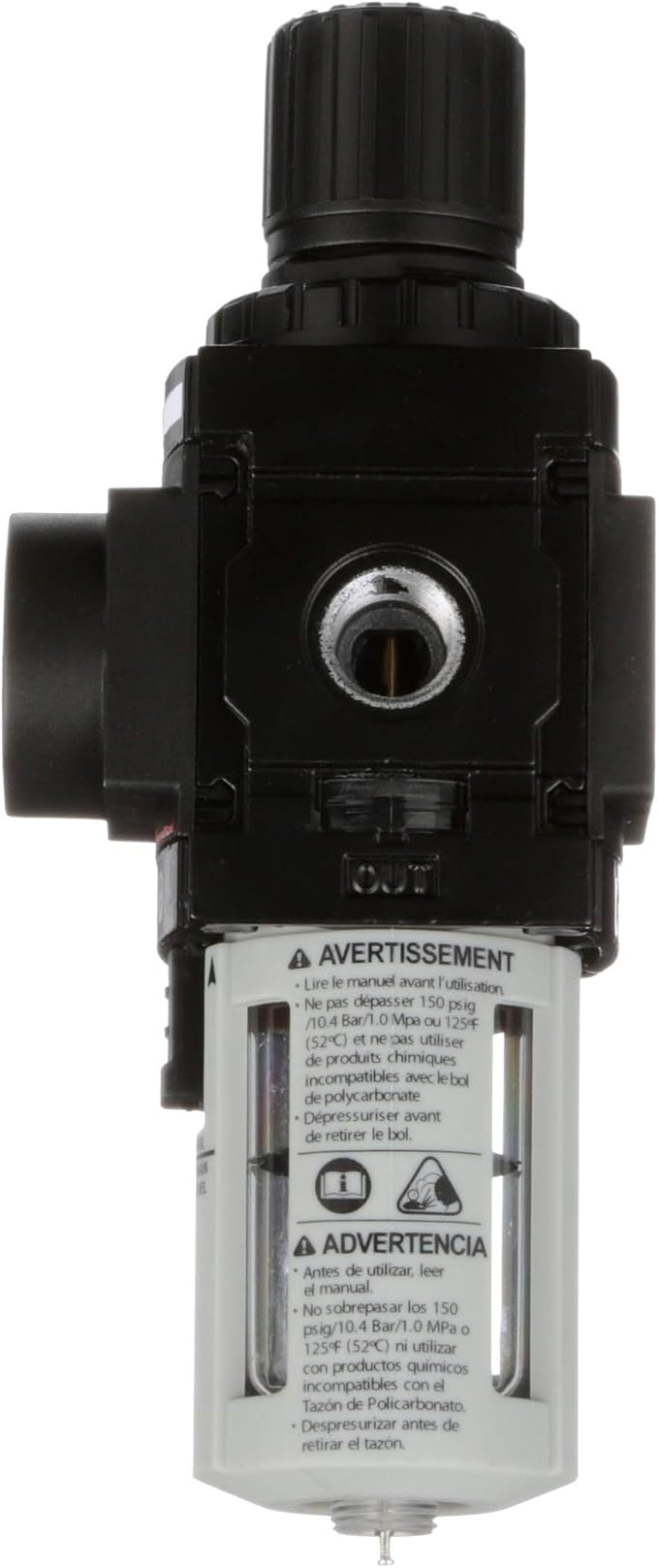 ARO P39124-600-VS Air Filter-Regulator Piggyback, 1/4" NPT - Image 3