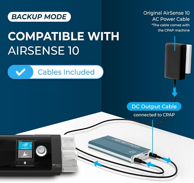 Bundle: Medistrom Pilot 24 Lite - 95Wh CPAP Battery Backup Power Supply - Image 9