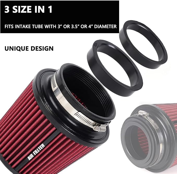 4-Inch Cold Air Intake Filter - Image 2