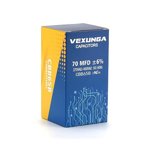 VEXUNGA 70uF 70 MFD 370VAC 440VAC 450VAC 50/60Hz CBB65 CBB65B Run Start - Image 5