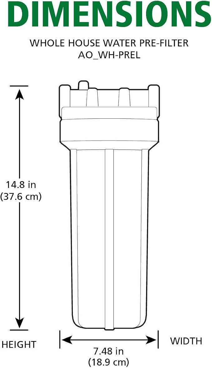 AO Smith Single-Stage Whole House Water Filter - Image 3