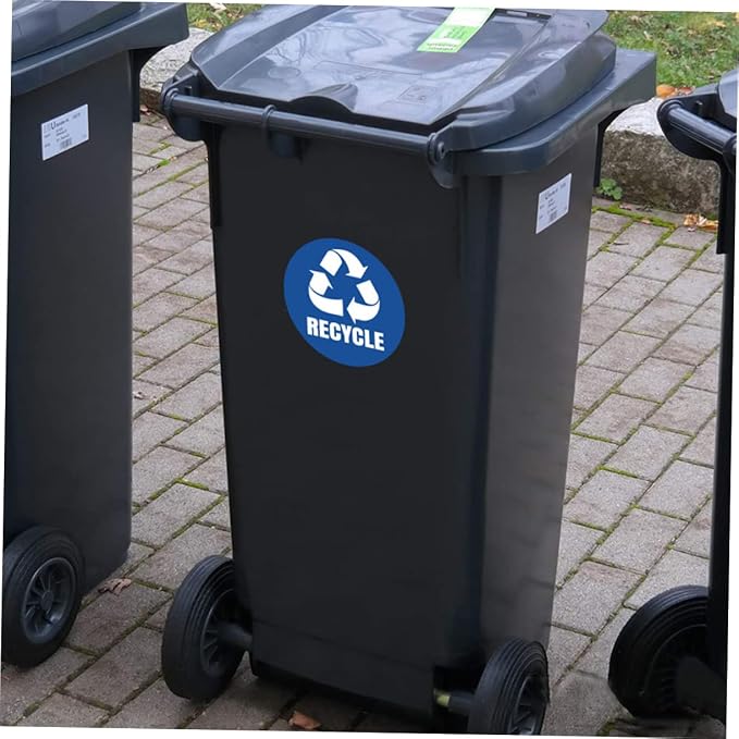 VILLCASE 6-Pack Self-Adhesive Garbage Classification Stickers - Image 4