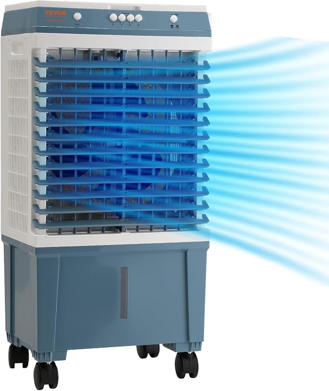 VEVOR Evaporative Air Cooler, 1400 CFM 11X31 inch Air Cooler, 3 Speeds Cooler - Image 9