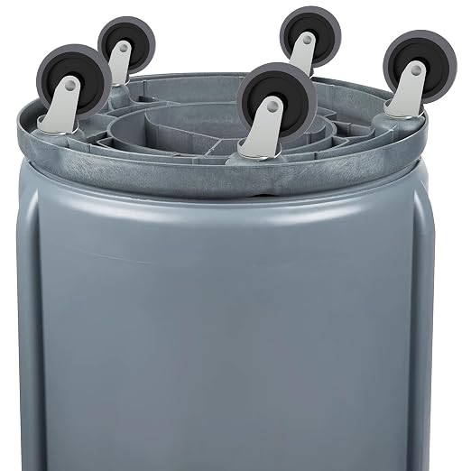 RILIDRI Replcament Casters for Brute Trash Bin Dolly Set of 5, 3-Inch Trash Can - Image 7