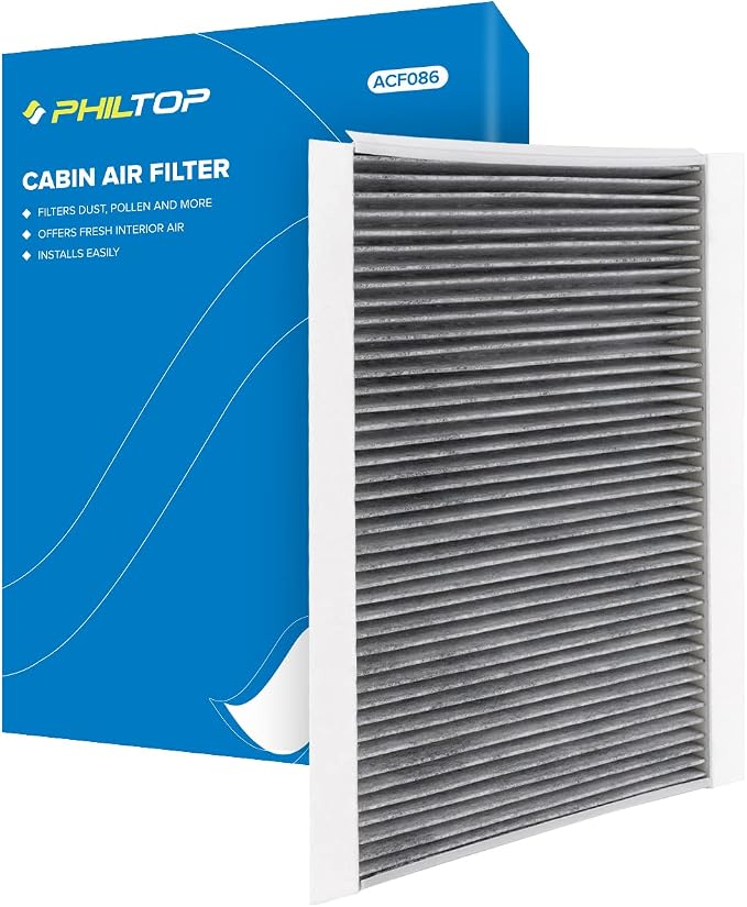PHILTOP HEPA Cabin Air Filter w/Activated Carbon, Compatible by PHILTOP