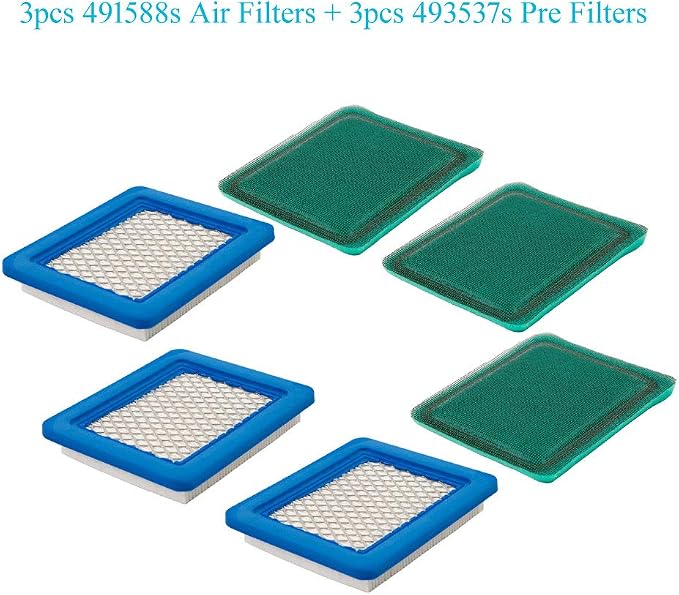 HOODELL 3 Pack 491588S Air Filter - Image 2