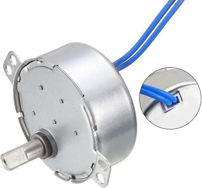 uxcell Synchronous Motor AC 100-127V 2-2.4RMP 50-60Hz 4W Double Flat Shaft - Image 4