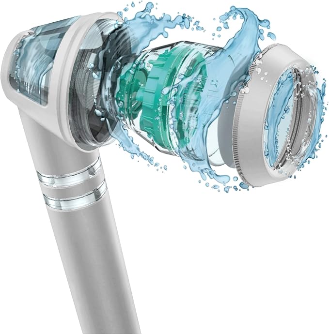 POSEION BT100 MS Filtered Shower Head – Handheld, High Pressure, Magnetized Sediment Filter, Ultrafine Water Stream, Spa-Like Comfort, Durable Build, Made in Korea