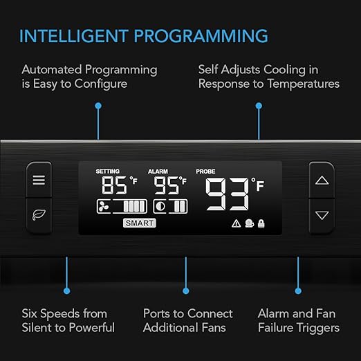AC Infinity AIRCOM T8, Quiet Cooling Blower Fan System - Image 3