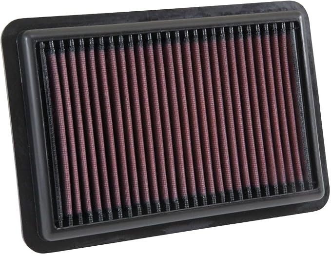 K&N High-Flow Original Lifetime Engine Air Filter: Increase Power: Washable: - Image 4