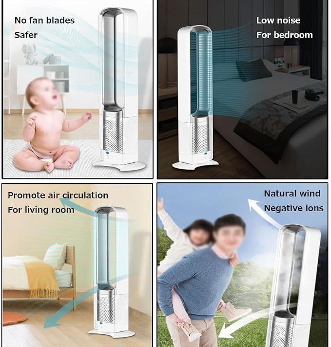 Tower Fans for Bedroom 90° Oscillating Fans for Indoors 28.9 * 9.3 * 3.5 - Image 5