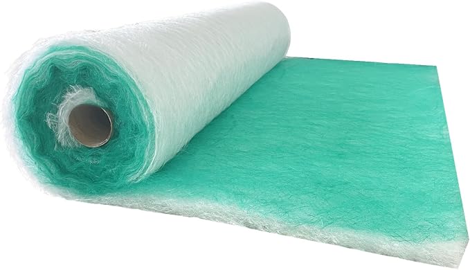 Paint Booth Exhaust Filter Roll 39.4’’ x 65.6ft, 2.4inch Thick Spray Booth by Unknown