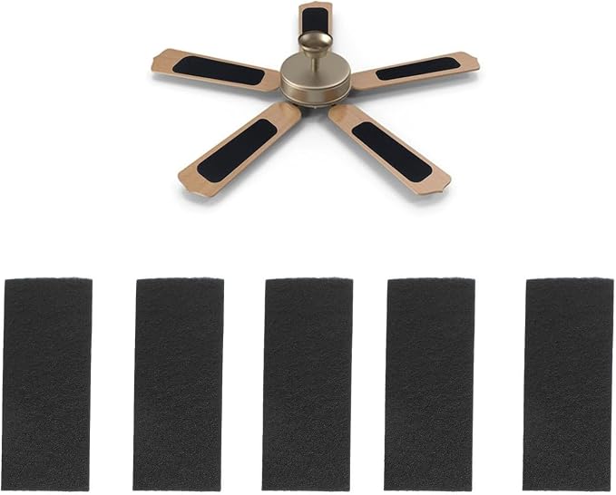 Ceiling Fan Blades Filters, Coconut Carbon Fiber Air Purifier, Easy Attach - Image 5