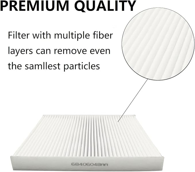 68406048AA Cabin Air Filter and Filter Access Door Compatible - Image 4