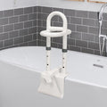 Adjustable Bathtub Safety Rail, Shower Grab Bars Handle with Non-Slip Handle for Seniors, Elderly, and Disabled, Fits 3"–6.7" Tub Walls, Supports 300 lbs, Bathroom Safety Bars