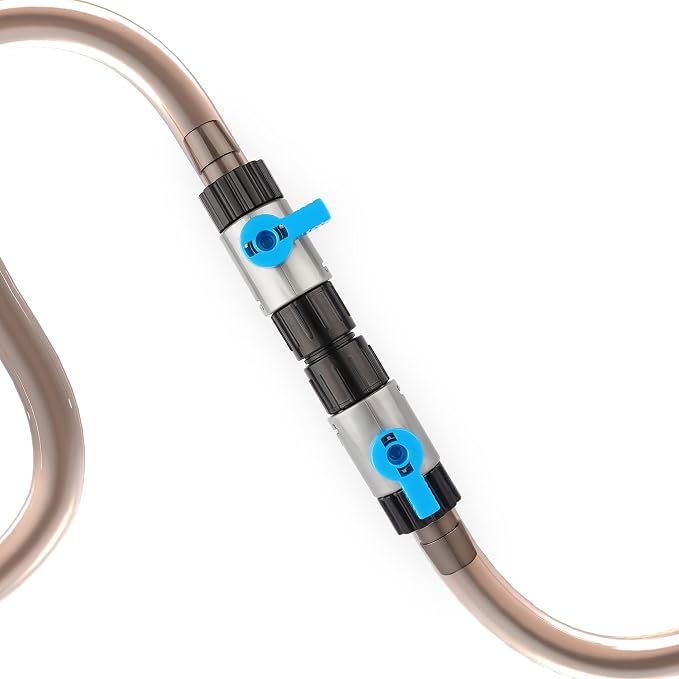LANDEN Double Tab Connector for Aquarium, Canister Filter Hose Connector by Landen