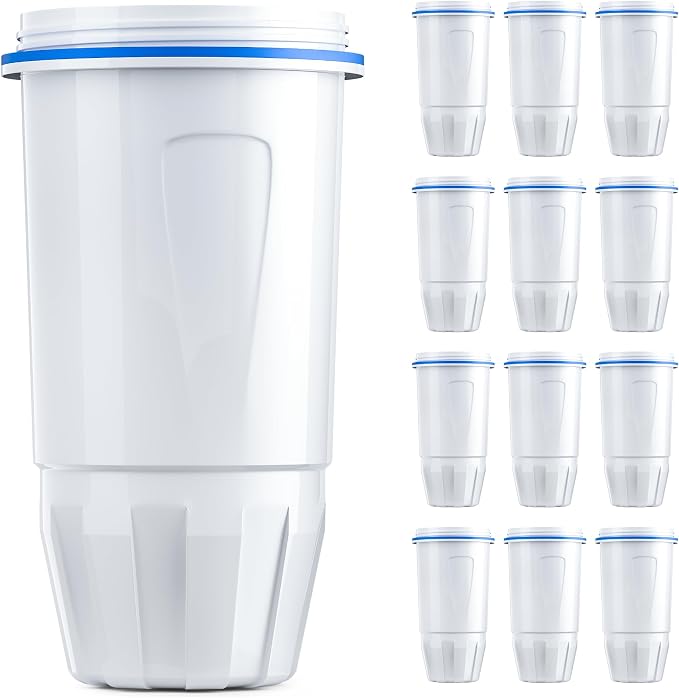 BOGDA 12 Pack Water Filter Replacement Zero, 5-Stage Compatible by BOGDA