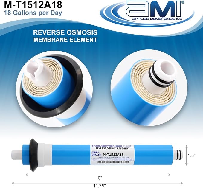 APPLIED MEMBRANES INC. 18 GPD Reverse Osmosis Membrane | RO Membrane Water - Image 2