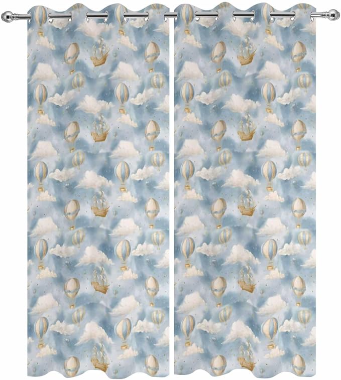 Hot Air Balloons Outdoor Curtains - Image 9
