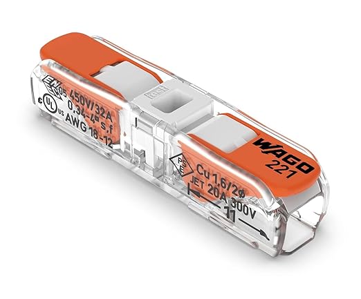 221-2401 | WAGO Lever-Nuts® Inline Splicing Connector | by WAGO