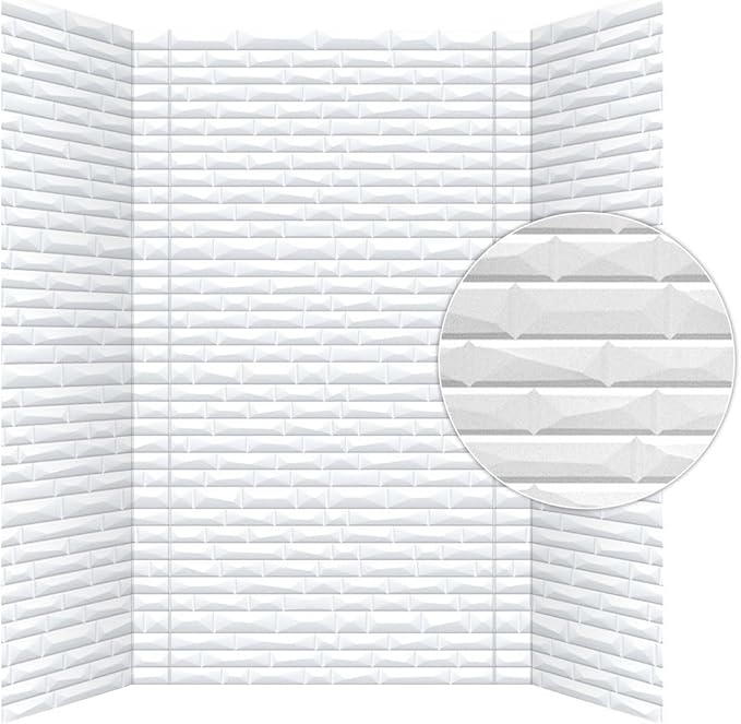 From Plain To Beautiful In Hours Vista - Tub and Shower Wall Panels Surround - Gloss White