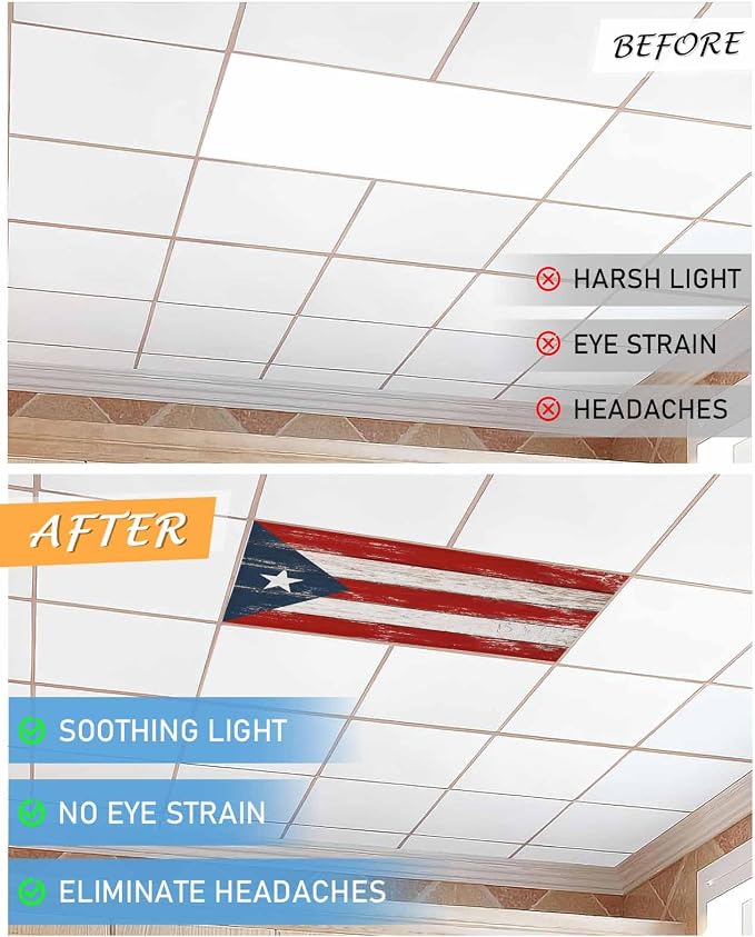 3PCS Fluorescent Light Covers Lampshade Ceiling Lights - Image 6