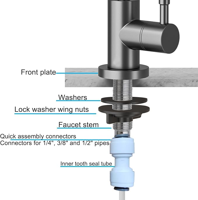 Kitchen Sink Faucet with Pull - Image 5