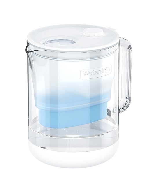 Waterdrop Glass Alkaline Water Filter Pitcher by Waterdrop