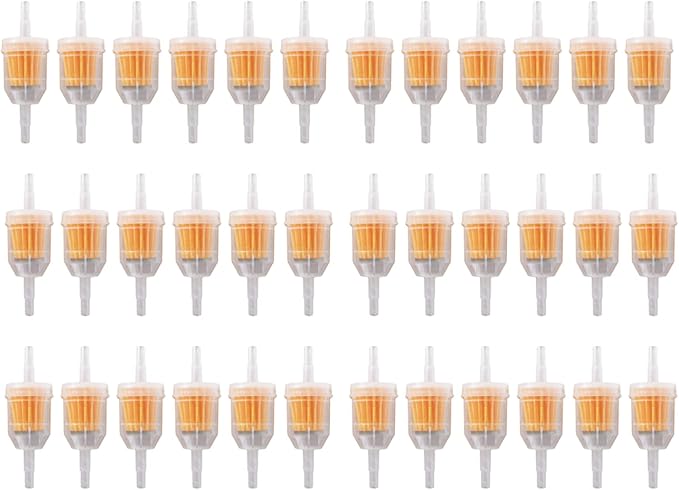 36 Pack Gas Inline Fuel Filter 1/4 x 5/16 Replacement by waltyotur