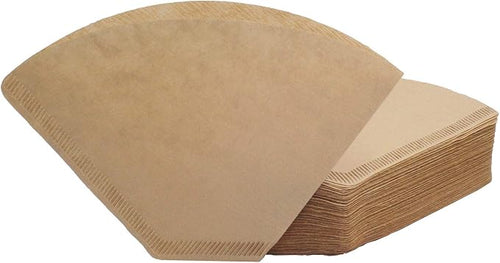#4 Cone Coffee Filter 8-12 cup, Unbleached Natural Paper, No Blowout, Disposable by Unknown