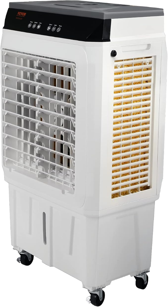 VEVOR Evaporative Air Cooler, 2100 CFM 13X34 inch Air Cooler, 3 Speeds and 12H - Image 9