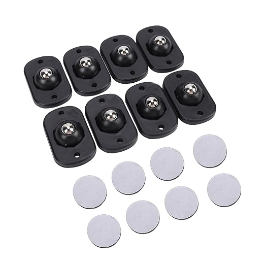 FTVOGUE 8 Pcs Self Adhesive Caster Wheels Appliance Roller Furniture Casters - Image 5