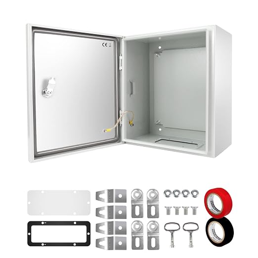 Outdoor Electrical Junction Box, Wall Mounted IP66 Waterproof & Dustproof by TOCRETOARE