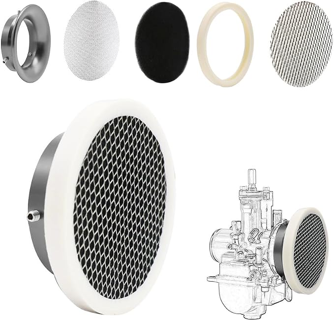 Carburetor Velocity Stack Air Filter Cleaner 55mm Modified Alloy by ZSDTRP