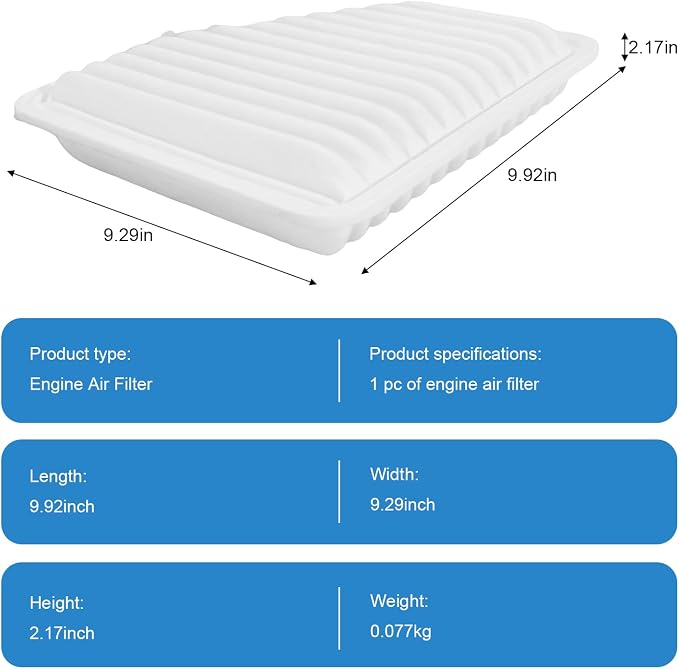 Premium Engine Air Filter Compatible - Image 6