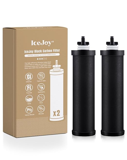 IceJoy Carbon Rods for Gravity Water Filtration System by IceJoy